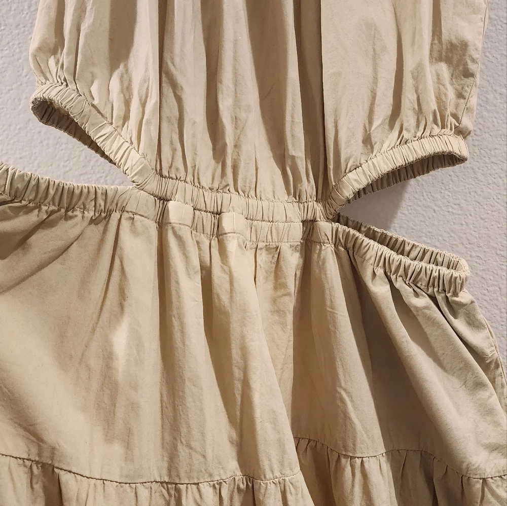 J. Crew Backless Tan Dress - Picture 3 of 4